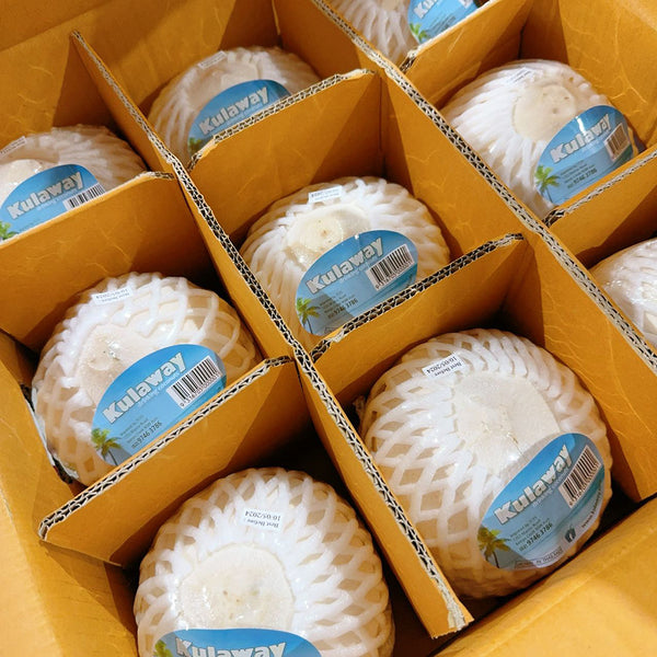 Dừa non Kulaway hộp 9 trái – dừa tươi mát, nước ngọt thanh