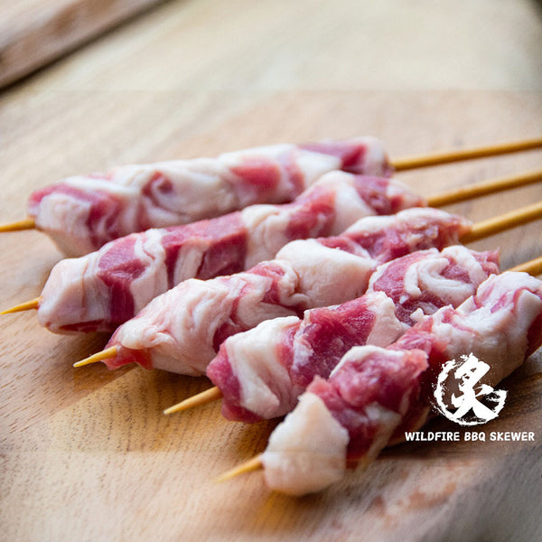 Wildfire Frozen Lamb Tendon Skewers – 5 Pieces, 170g - for BBQ & Grill