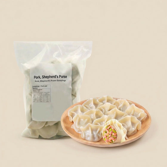 UMALL Frozen Pork, Shepherd's Purse & Shrimp Dumplings 1kg