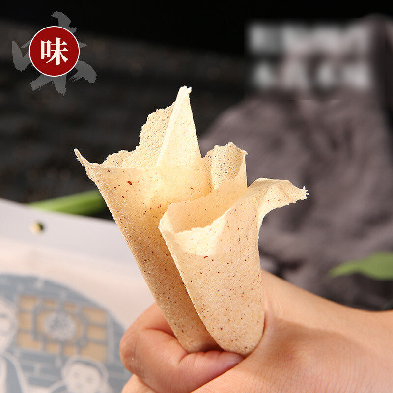 Bánh mỏng Aijianbing táo đỏ 100 g – snack giòn thơm vị táo đỏ