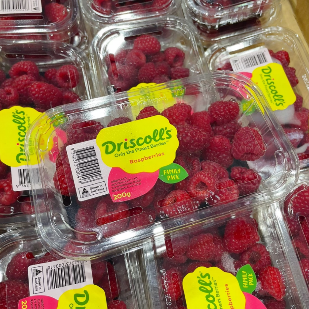 Driscoll's Raspberries - 1 Pack (200g) – Umall - Australia's Largest ...