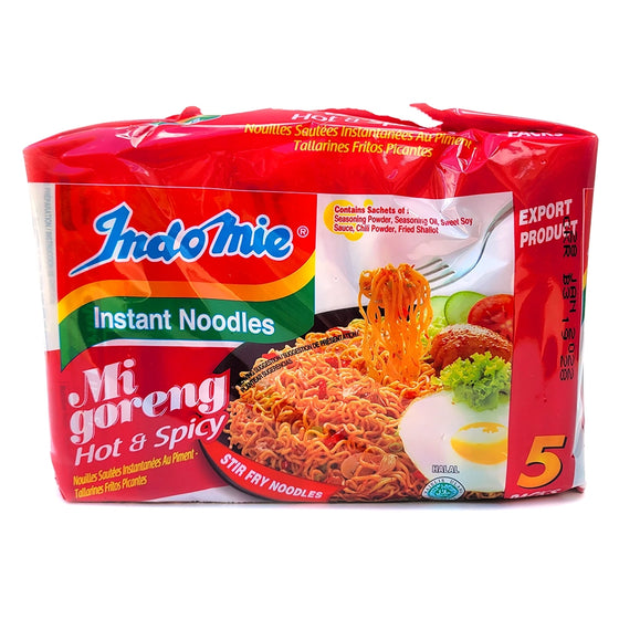 Mì Chiên Indomie Mi Goreng Vị Cay Nóng 80 g × 5 gói – mì xào cay nồng