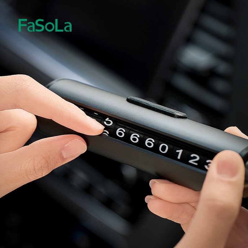 FaSoLa-Multifunctional-Safety-Hammer-with-Parking-Number-Plate---Black,-13*4cm-1