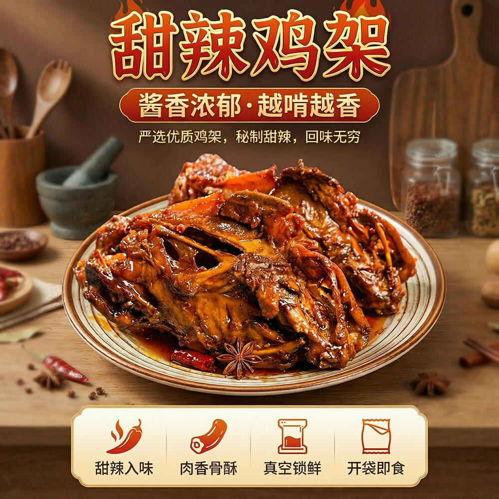 Sweet & Spicy Braised Chicken Frames - 2 Pieces – Umall - Australia's ...