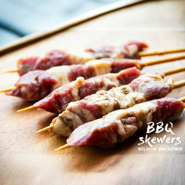 Wildfire Frozen BBQ Cumin Lamb Skewers – 5 Pieces, 170g - Chinese-Style Cumin Lamb Kebabs