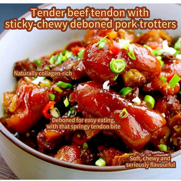 Carnivore Beast Gold Label Beef Tendon with Sticky Boneless Pork Trotter - Frozen, 500g