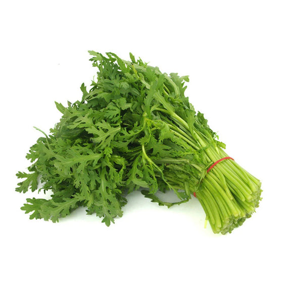 Rau tần ô (Chrysanthemum Greens) 1 bó – rau nhúng lẩu, xào & nấu canh