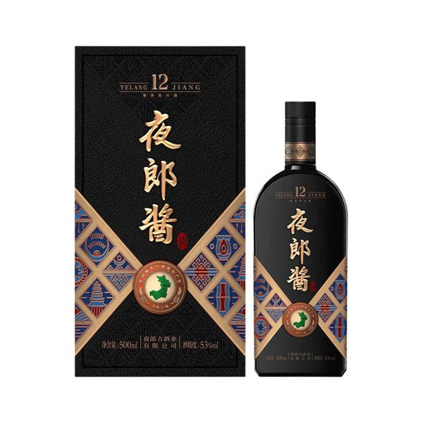 Rượu Baijiu Yelang Jiang 12 Năm 500 ml – rượu trắng phong cách Moutai cao cấp