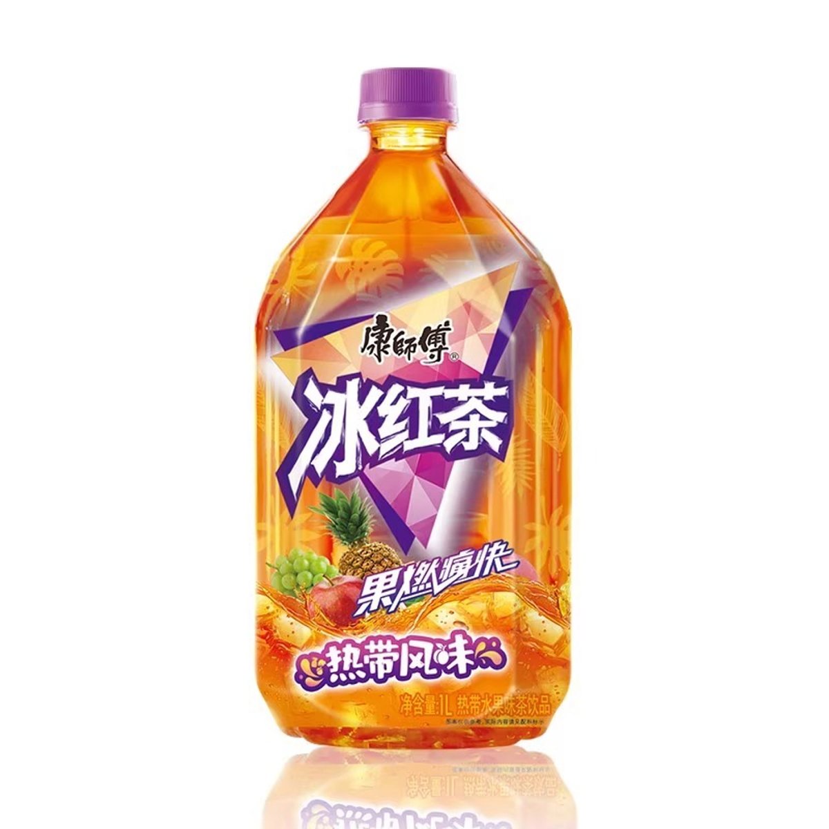Master Kong Iced Black Tea – Tropical Fruit Flavor 1L – Refreshing Rea ...
