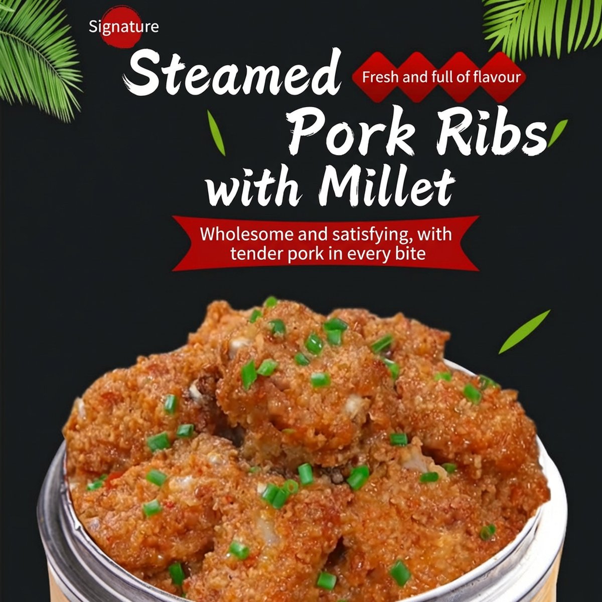 Xiangjiuji Frozen Steamed Pork Ribs with Millet - 400g – Umall ...