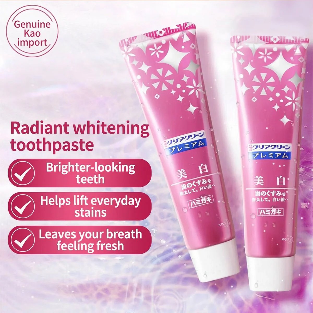 Kao Clear Clean Premium Whitening Enamel Care Toothpaste 100g – Umall ...