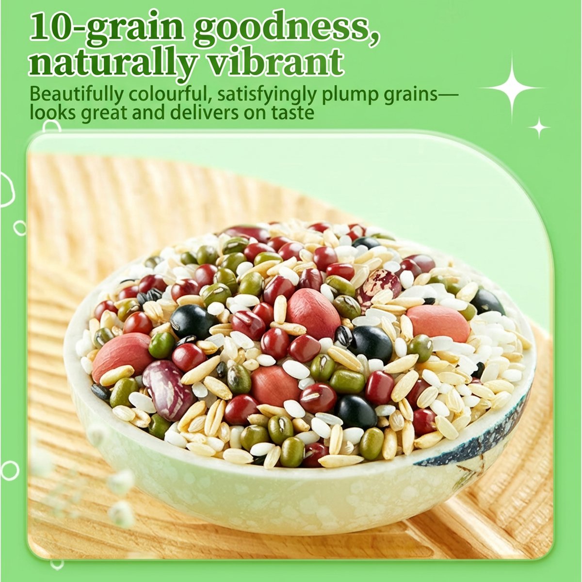 Shiyuedaotian 10-Grain Porridge Mix 1kg – Multigrain Rice & Bean Blend ...
