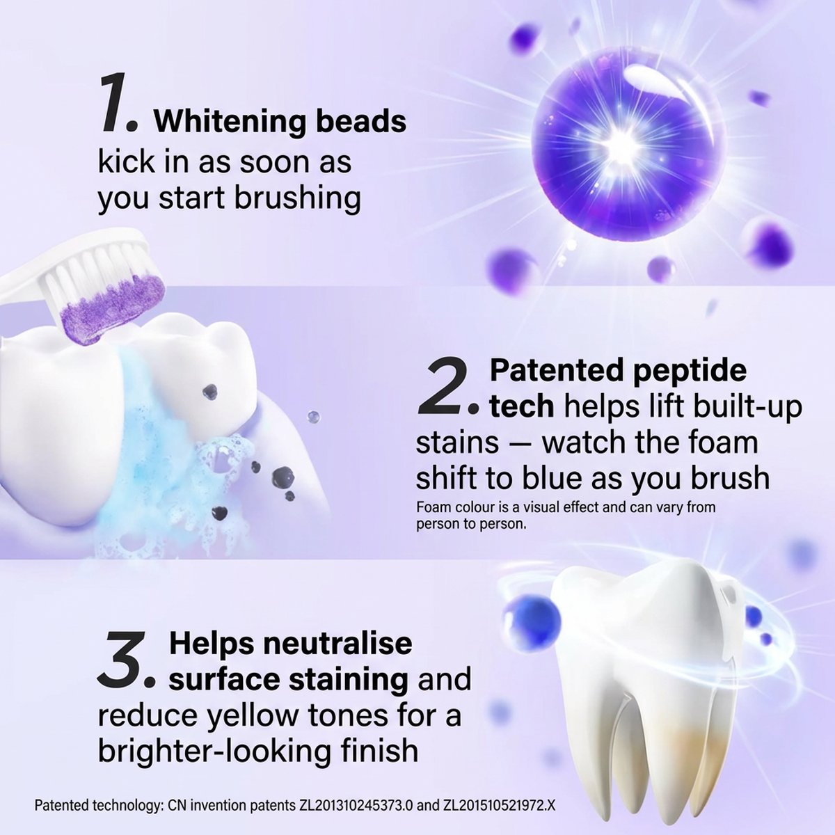 BOP Antimicrobial Peptide Toothpaste - Stain Removal & Whitening 120g ...